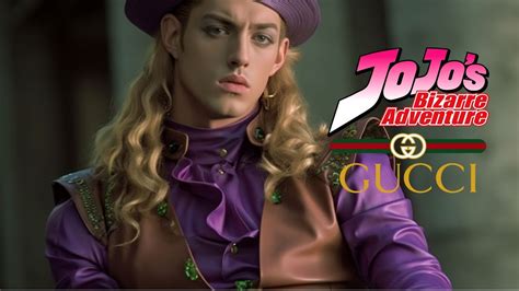 gucci x bananya|gucci jojo's bizarre adventure.